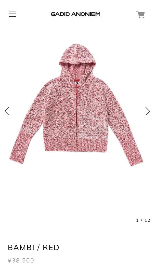 トップス gadidanoniem BAMBI / RED