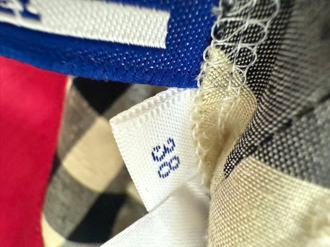 バーバリーブルーレーベル チェック柄キャミソールロングワンピース