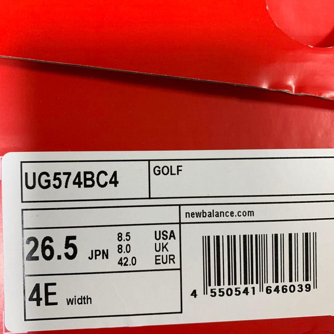 美品　New Balance ニューバランス　ゴルフシューズ　UG574BC4