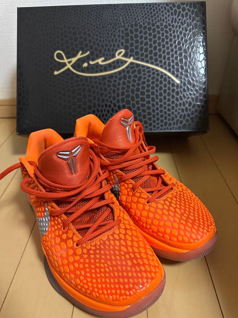NIKE Kobe6 プロトロ トータルオレンジ 25.5cm