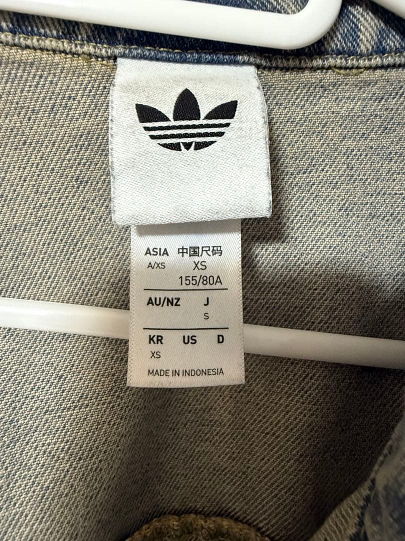 adidasデニムジャケット