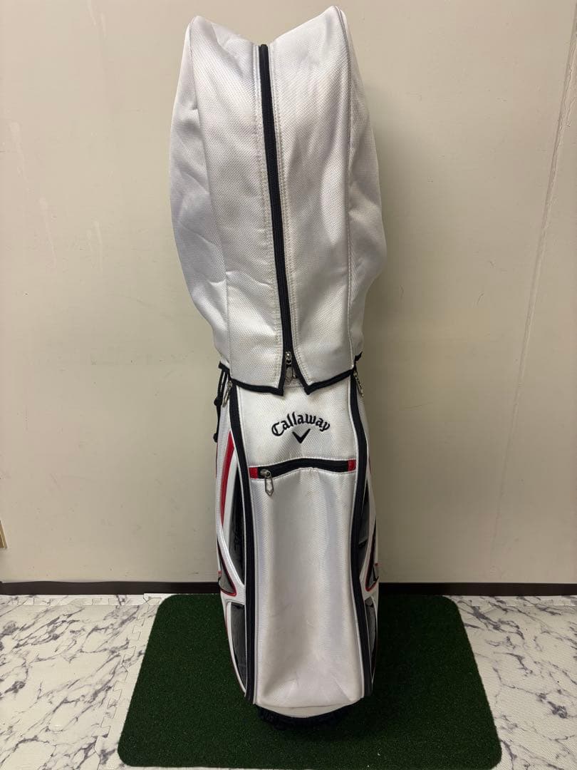Callaway キャディバッグ ホワイト/レッド/ブラック　YG
