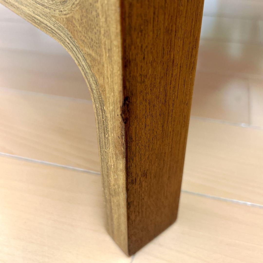 ヴィンテージ 天童木工 ローテーブル 1970年代　コマ入れ成型