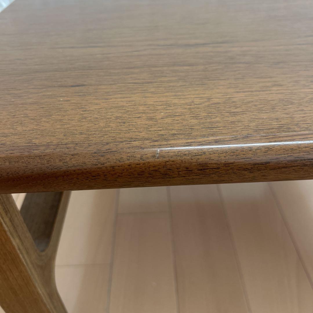 ヴィンテージ 天童木工 ローテーブル 1970年代　コマ入れ成型