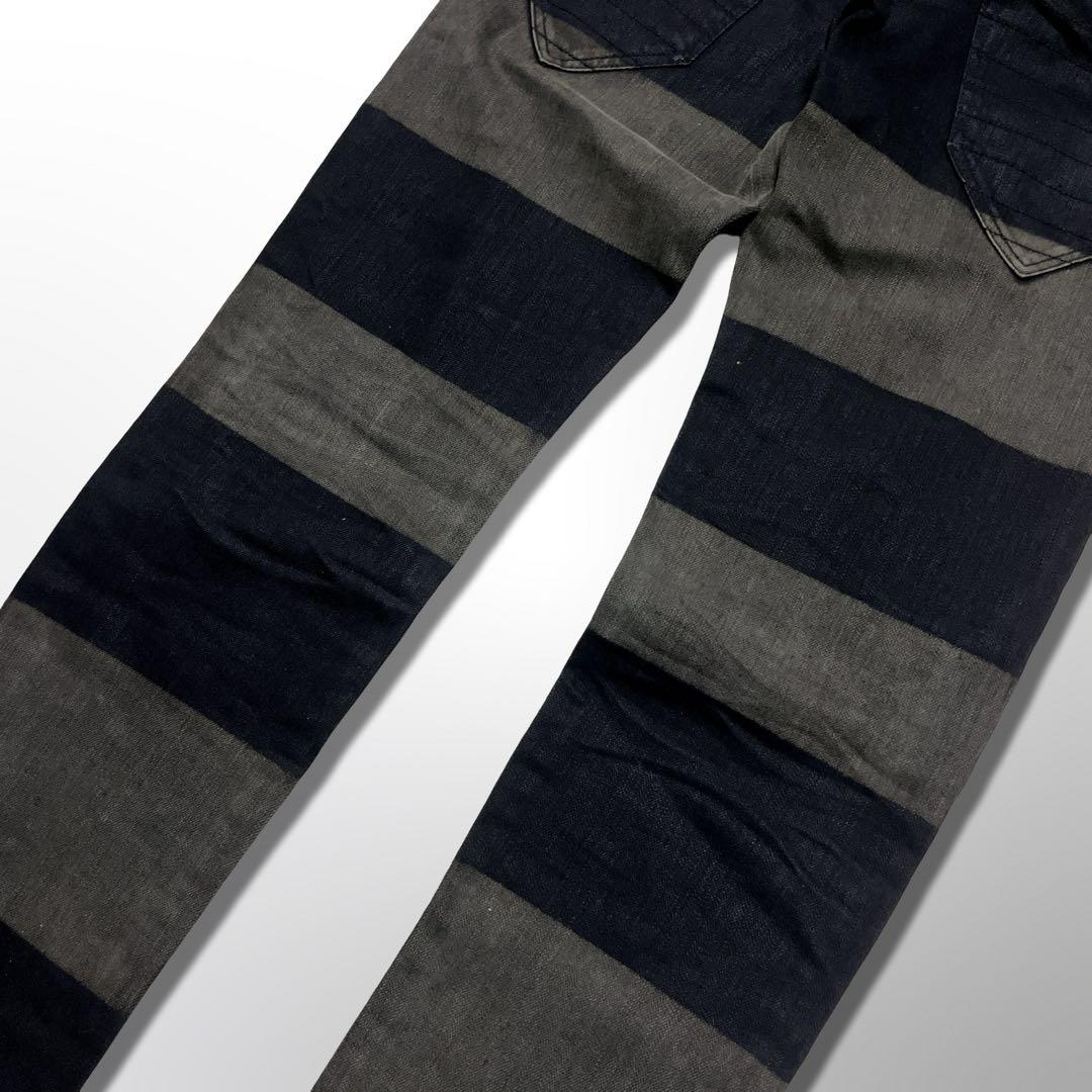 パンツ 00s japanese label back boarder denim