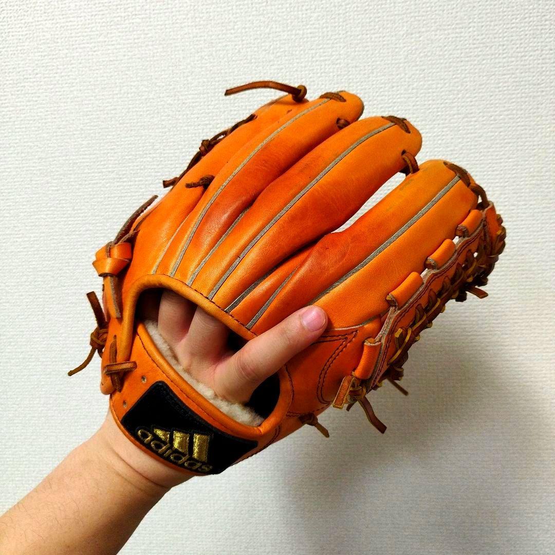 048 アディダス 型抜群 即戦力 硬式 内野手用グローブ