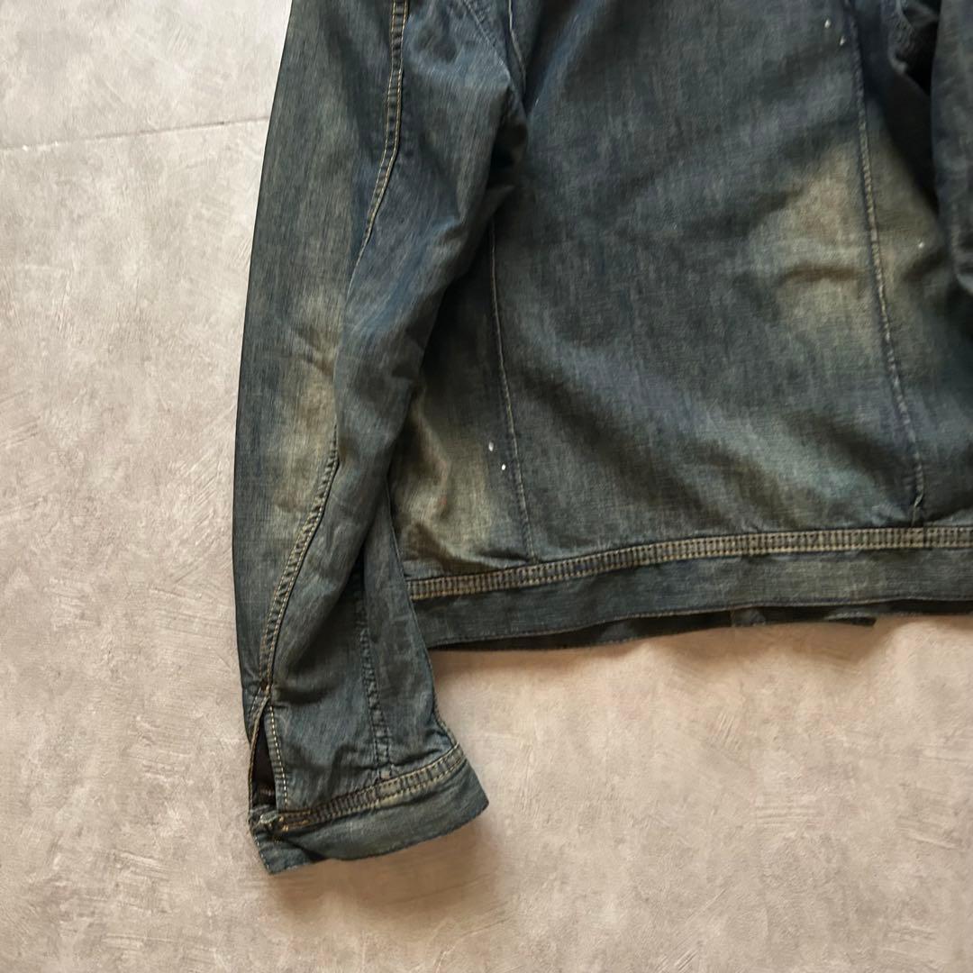 ジャケット・アウター archive diesel gruge hood denim jacket