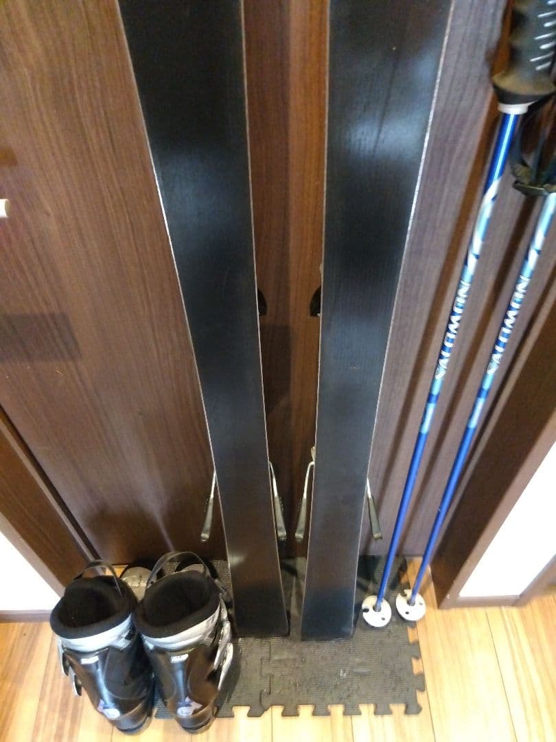 良品【送料込み】COMP 学生・メンズ用 スキーセット・メンテ・WAX済み✔