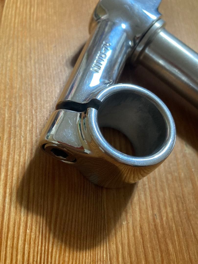 希少 NITTO 天返しステム 75mm ピスト njs 刻印 競輪 22.2