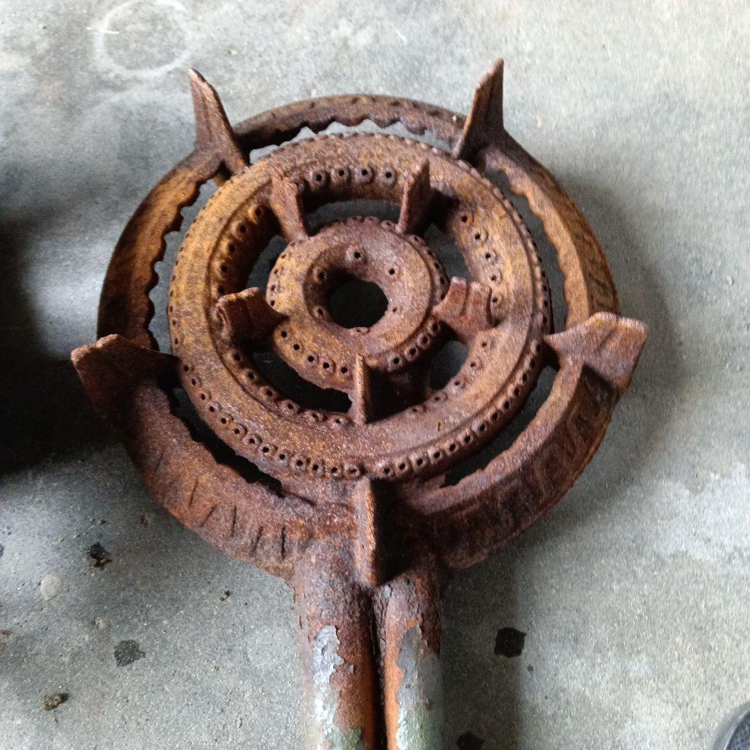 シングルバーナーコンロ (錆びあり)