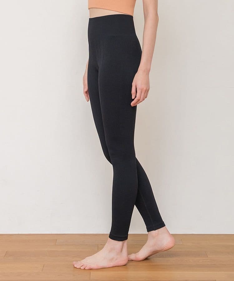 SUKALA リブ編み　レギンス　バーム　LAVA 　ショップ袋付きの2点