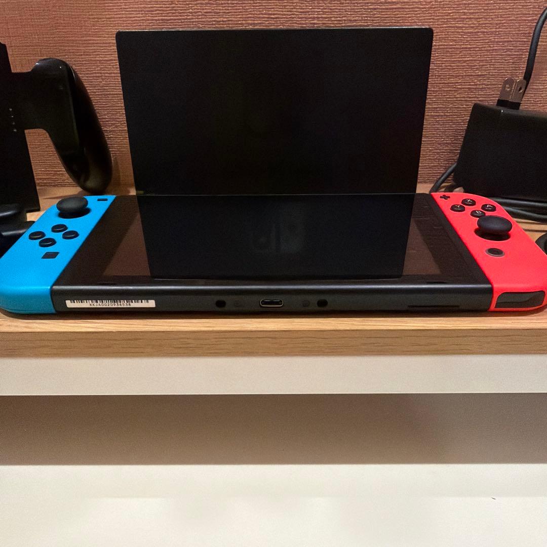 Nintendo Switch 本体 赤/青Joy-Con 付属品完備