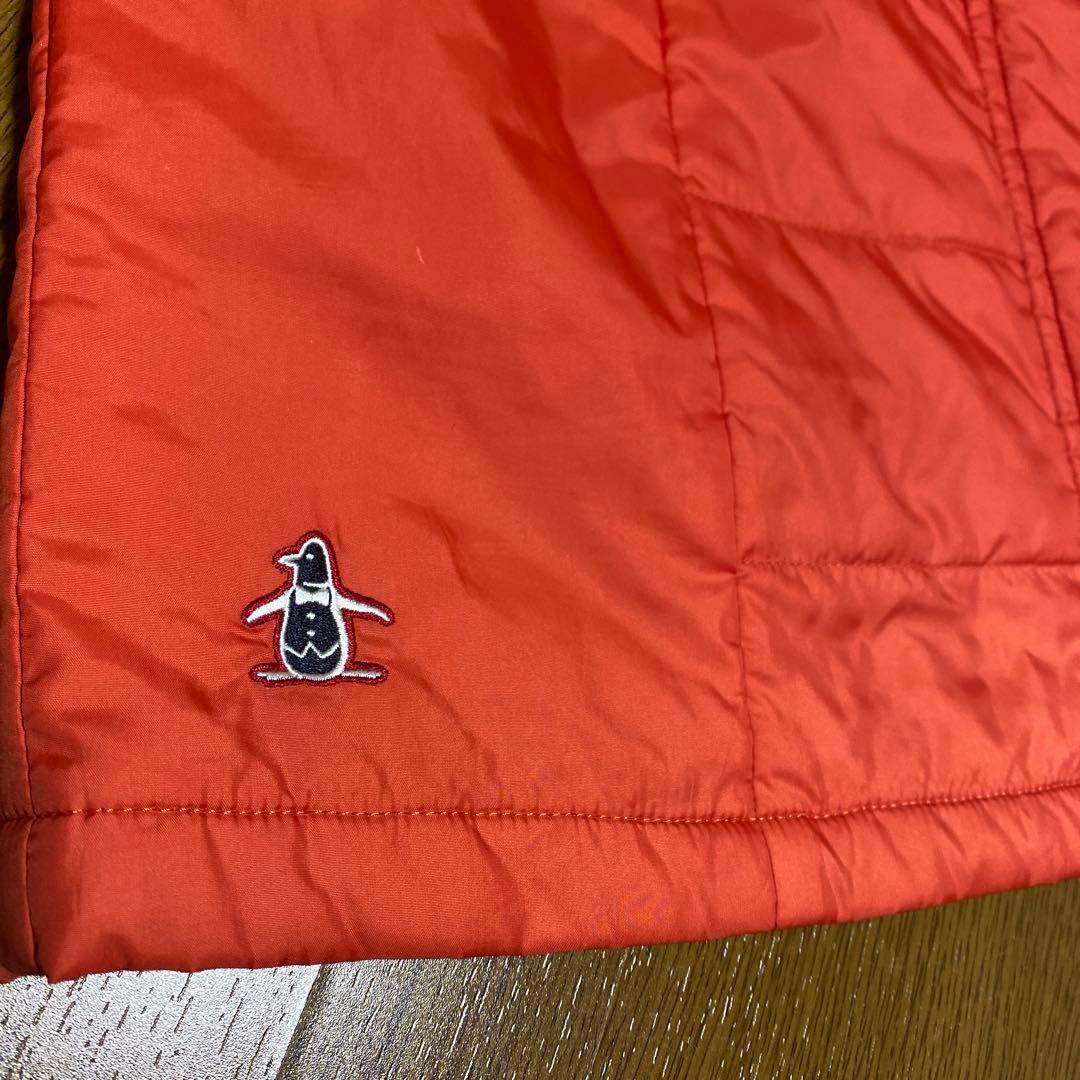 マンシングウェア　ゴルフ　中綿　ワンピース　オレンジ　冬　レディースＭ　美品