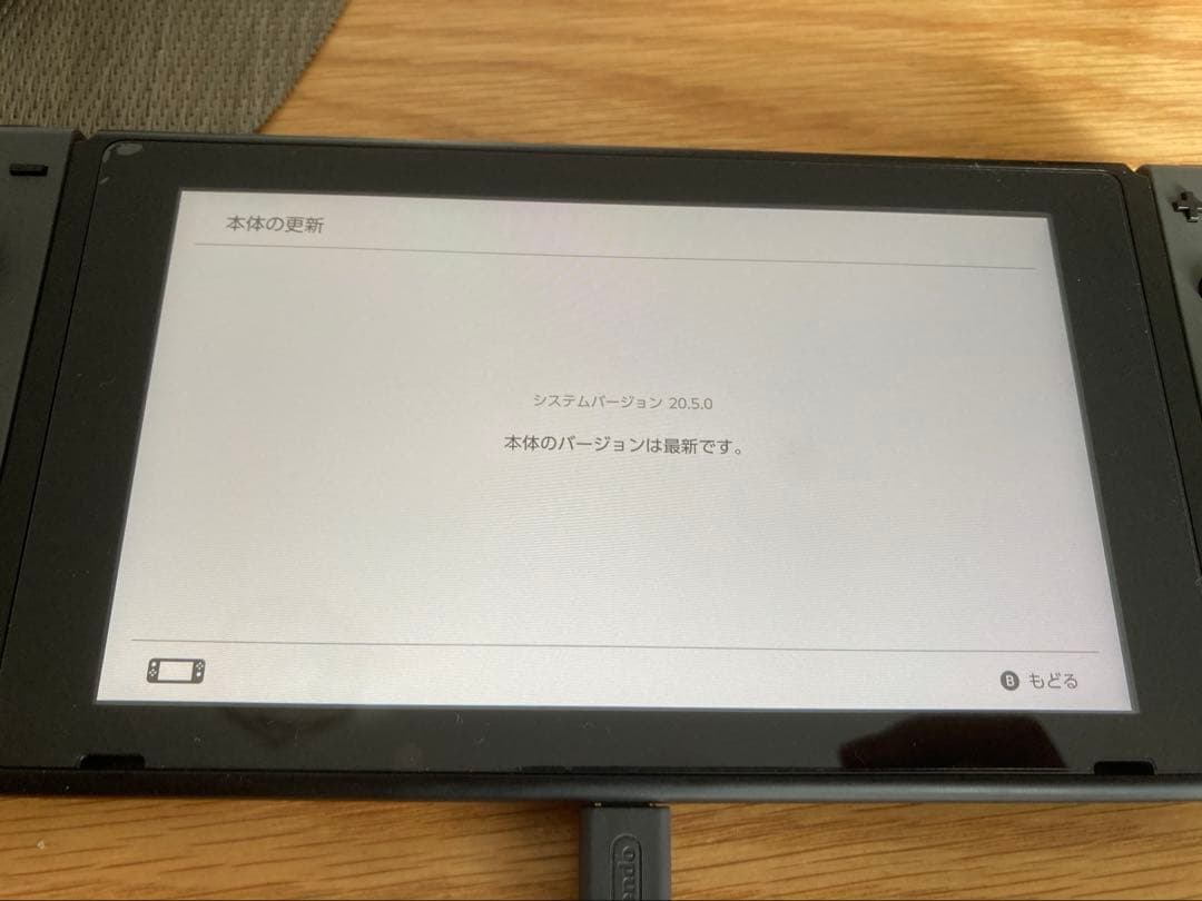 【美品中古】Nintendo Switch 本体グレー（バッテリー強化モデル）
