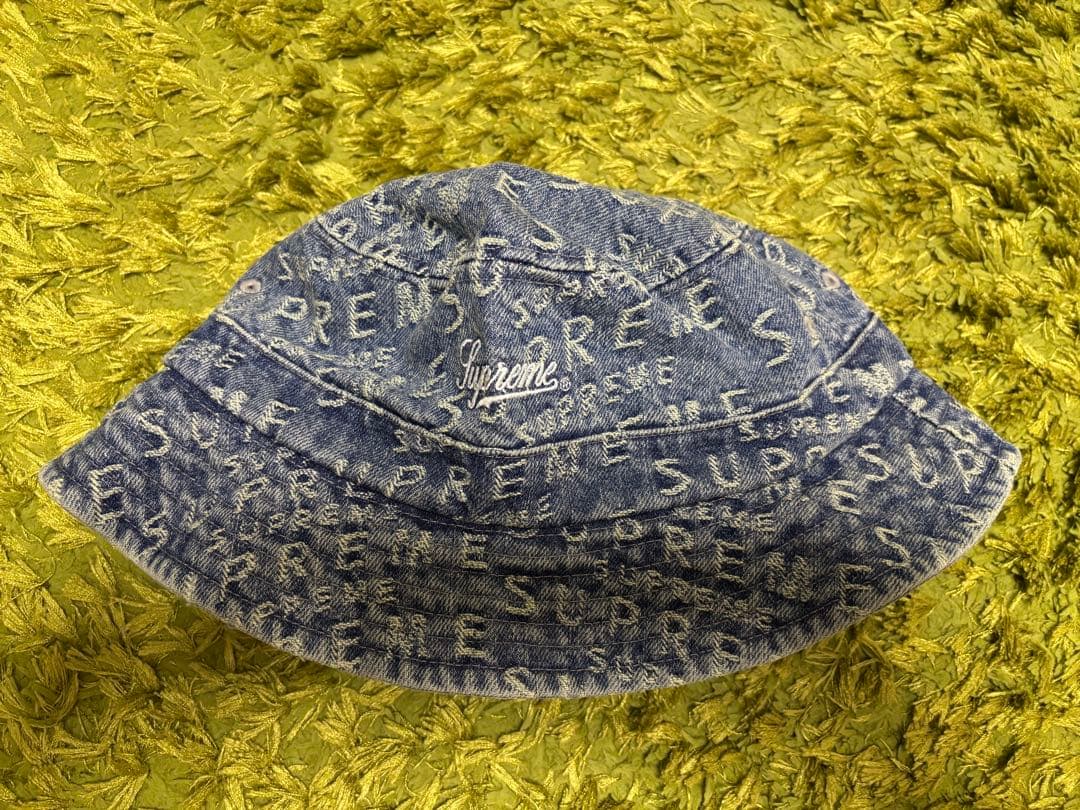 Supreme Denim HAT M/L ブルー　新品未使用