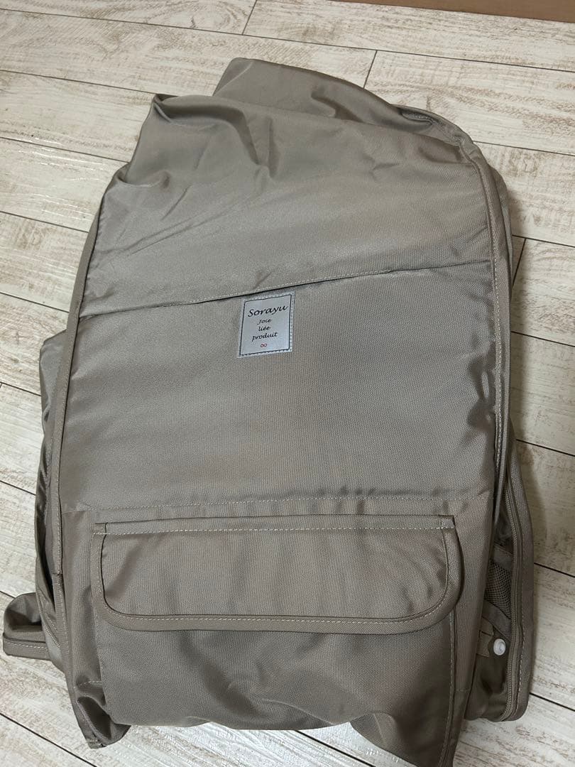 電動自転車(後ろ用チャイルドシートレインカバー) SORAYU グレージュ