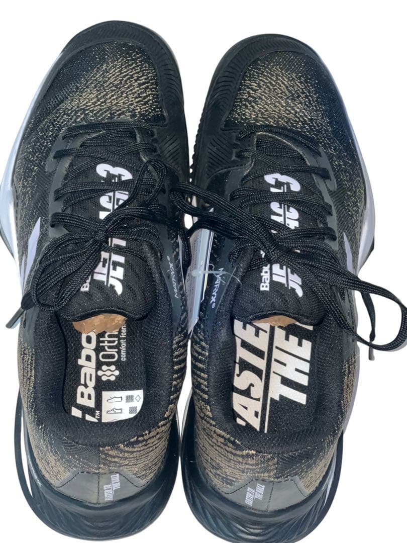 バボラジェット マッハ 3 サンドグラス M ホワイト/ブラック　27.0cm