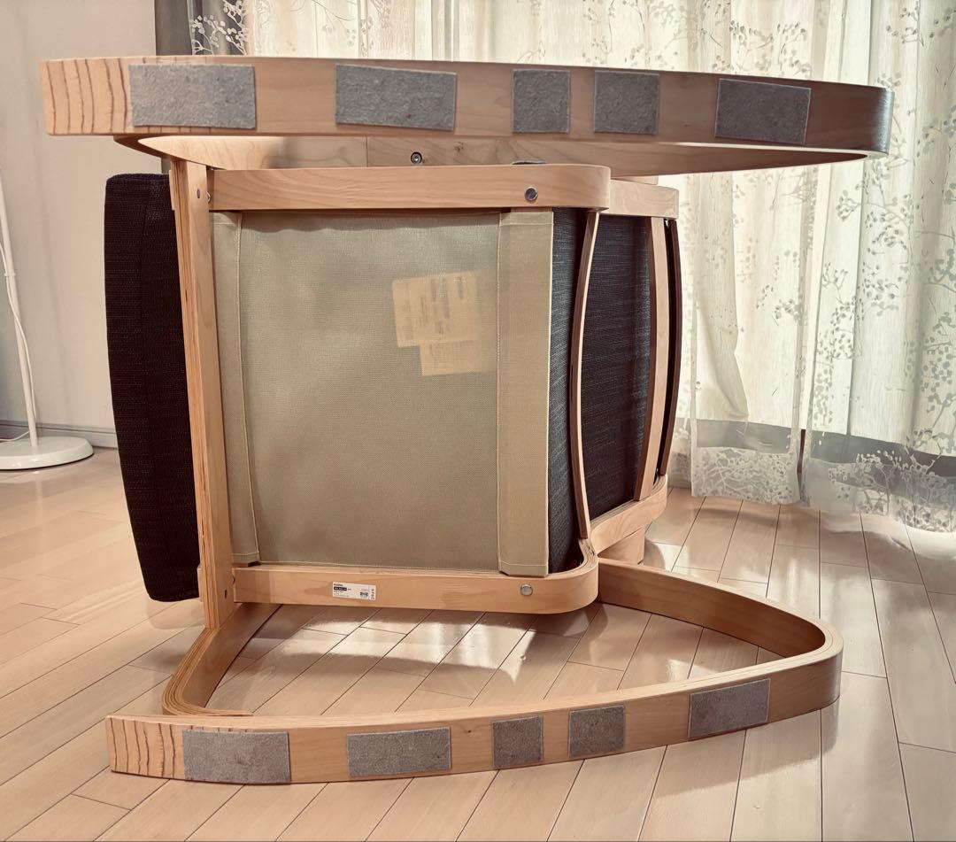 IKEAイケア　POANGポエングロッキングチェア チャコールグレー