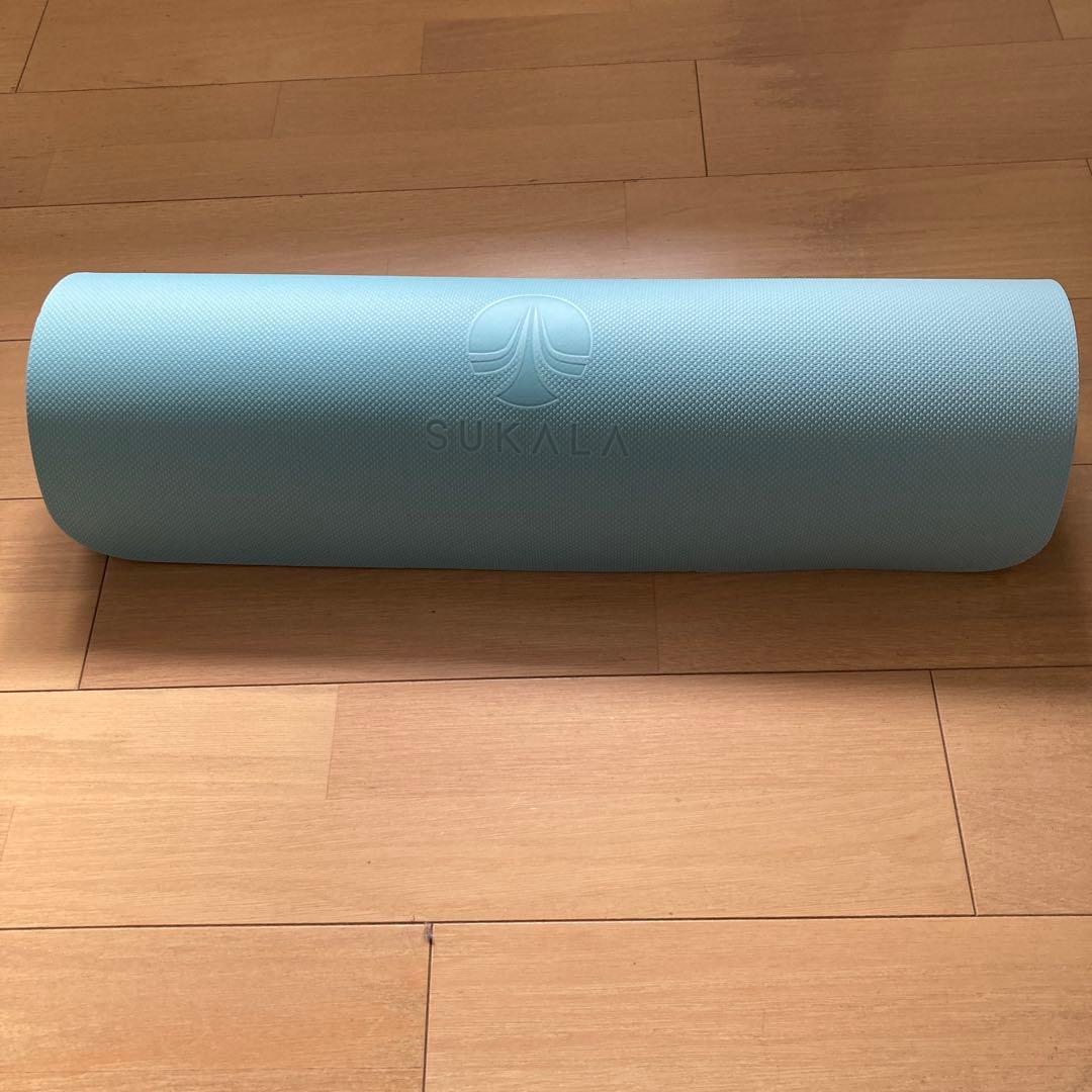 【新品、未使用】SUKALA ヨガマット 青紫 厚さ6ミリ