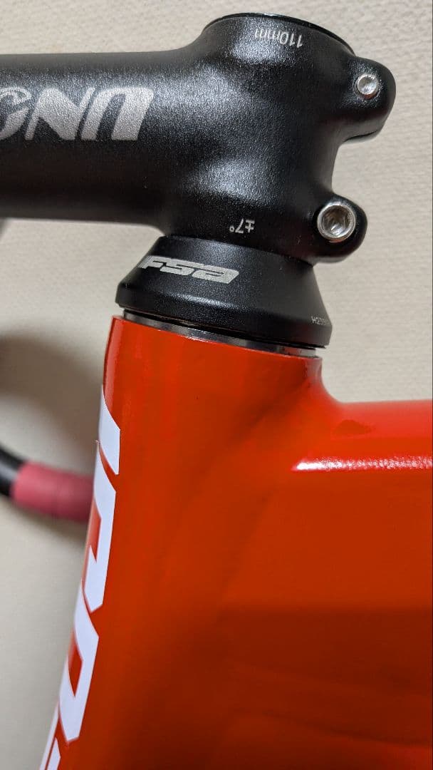 FUJI ピストバイク レッド 完成車