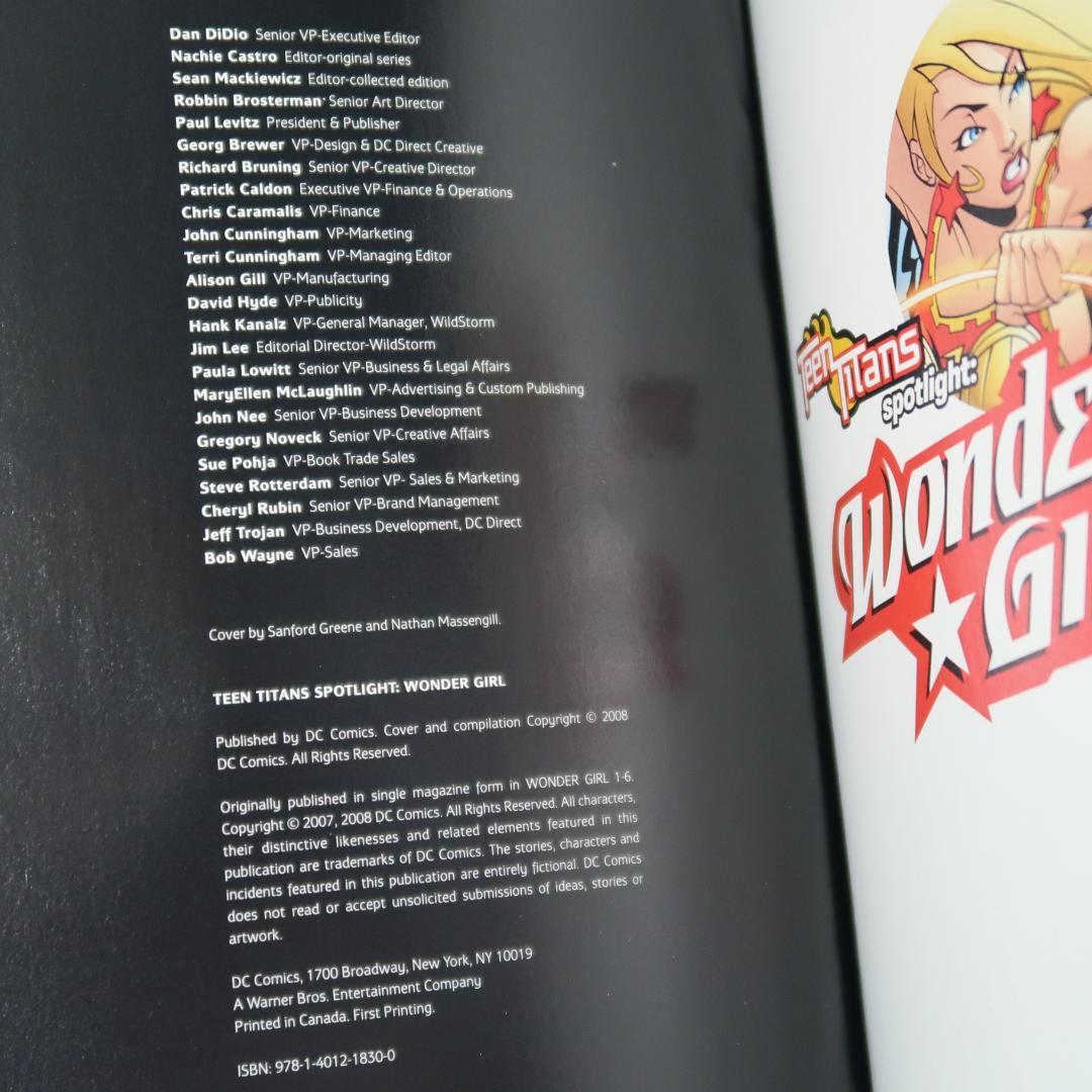 セール！ 洋書　アメコミ　Wonder Girl　Teen Titans　DC
