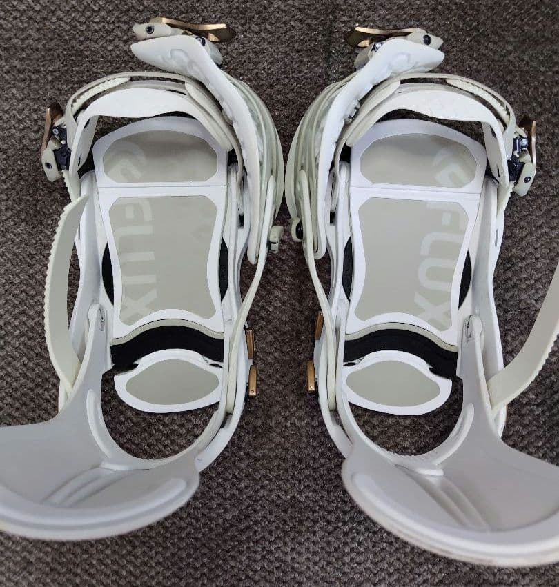 P*i様 FLUX GX スノーボード ビンディング XS ホワイト バインディ