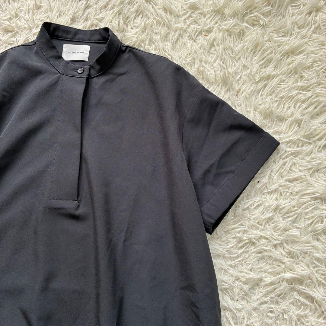 CAROLINA GLASER ドッキング配色 ワンピース