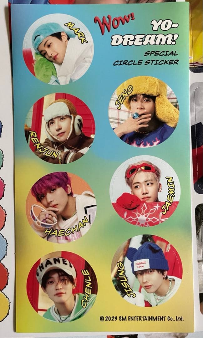 NCT NCTDREAM ドリム マガジン 本体 切り離しトレカ シール2種