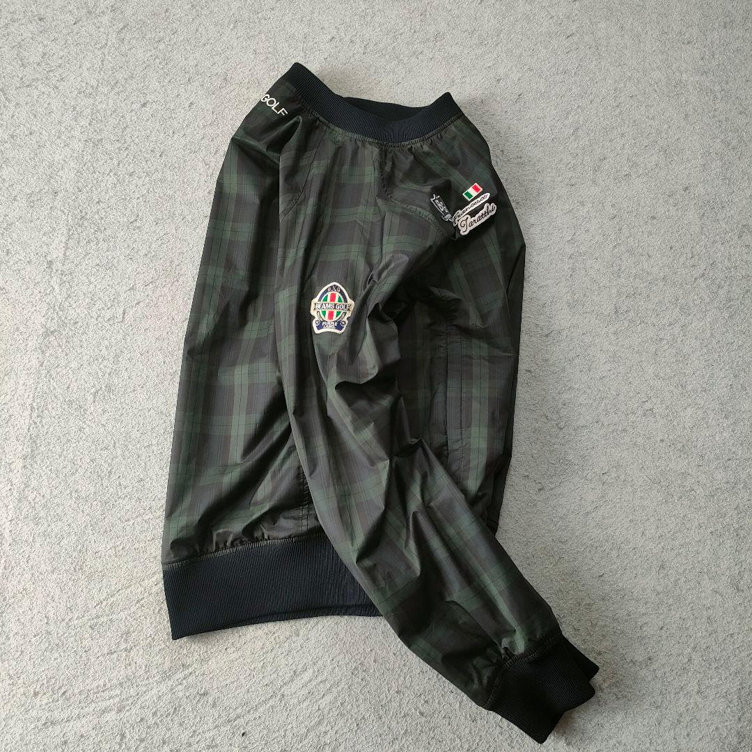 BEAMS GOLF プルオーバー スニード S チェック柄