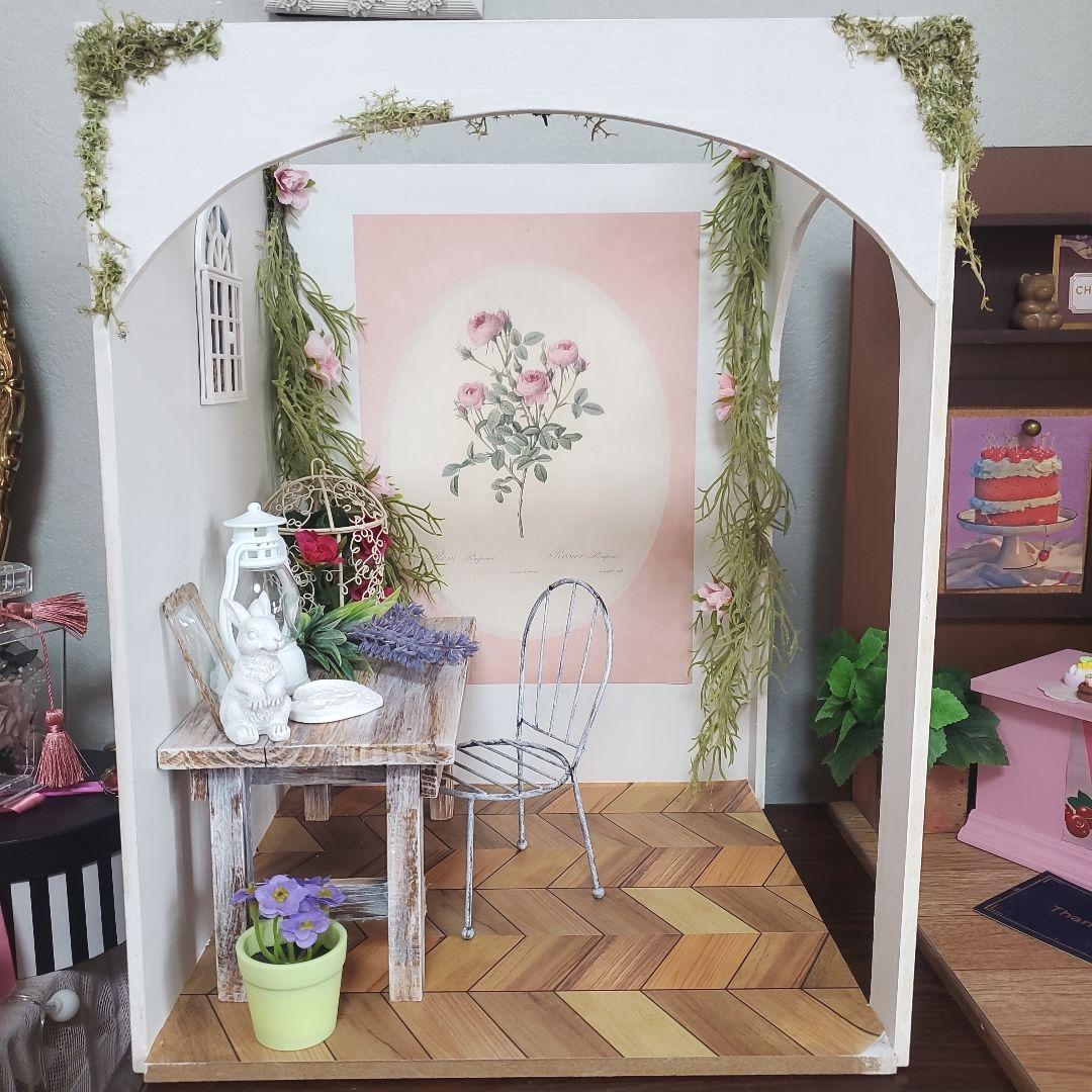 ドールハウス+ブライス.リカちゃん*ハンドメイド*ガーデンのみ