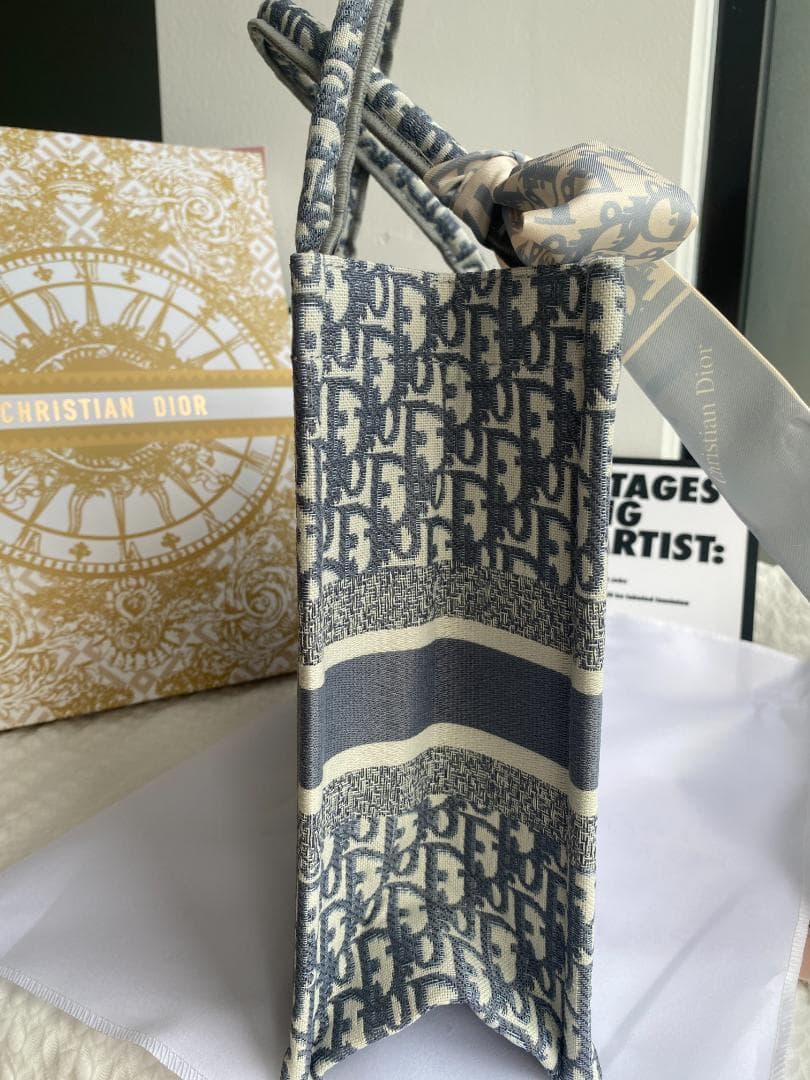 トートバッグ グレー アイボリーキャンバス ベージュ/グレー 36cm