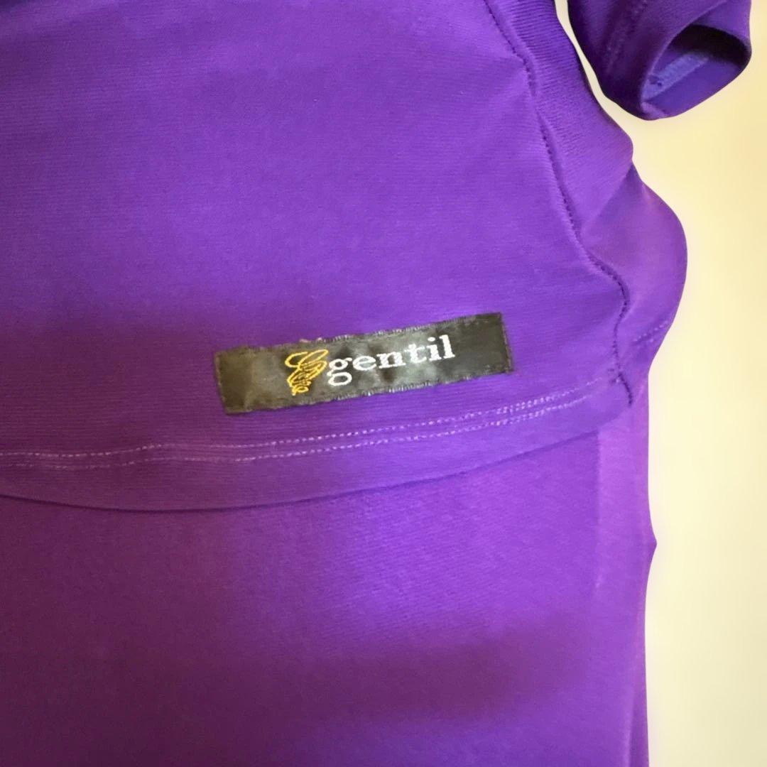 gentil 紫 社交ダンスドレスM