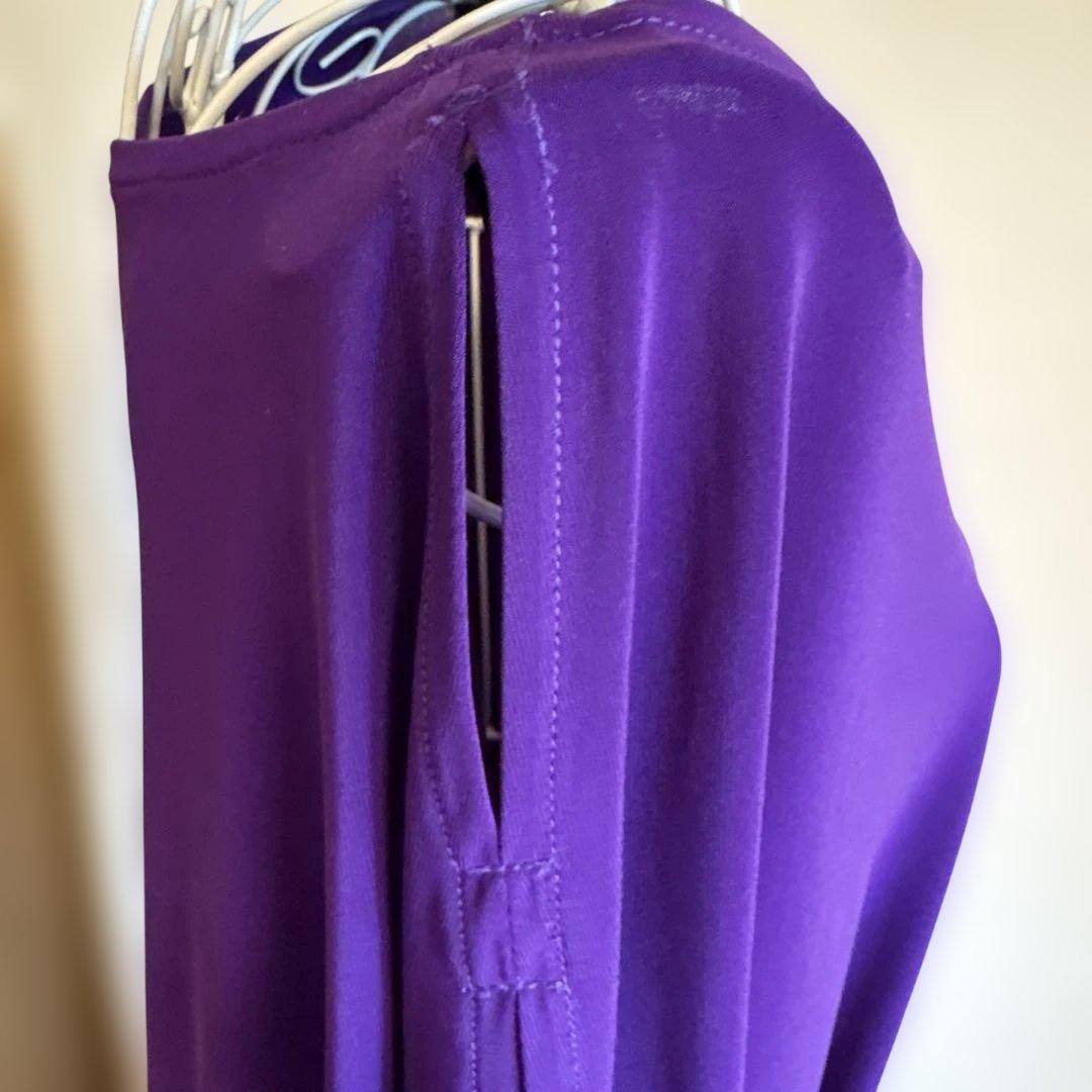 gentil 紫 社交ダンスドレスM