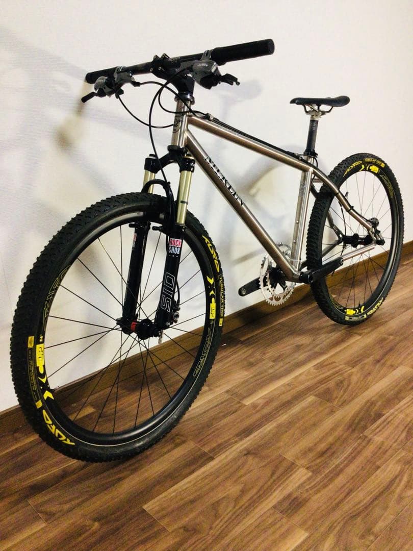 MERLIN MTB チタニウム XLM 半完成車 S 未走行車 ホイール無し