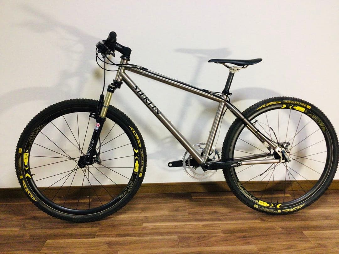 MERLIN MTB チタニウム XLM 半完成車 S 未走行車 ホイール無し