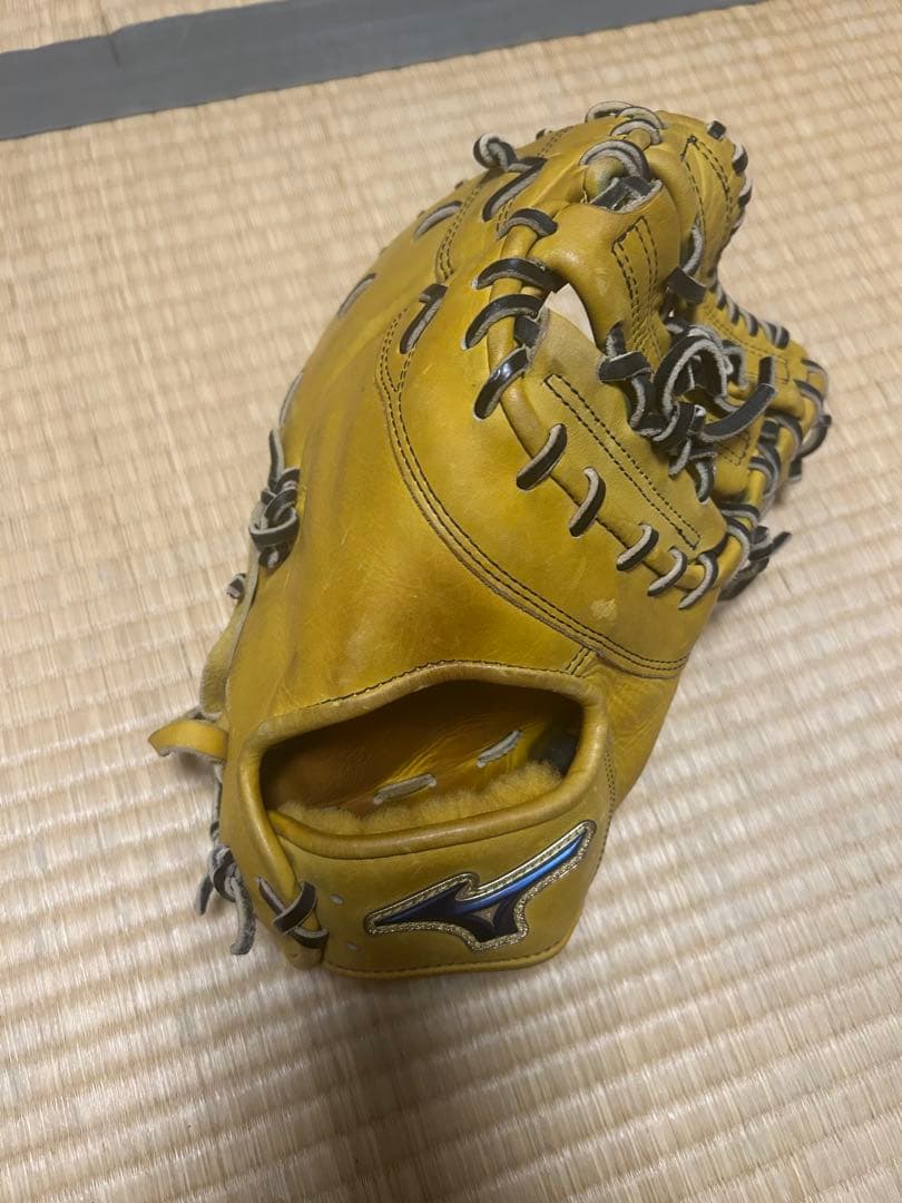 ミズノ 硬式用ファーストミット イエロー