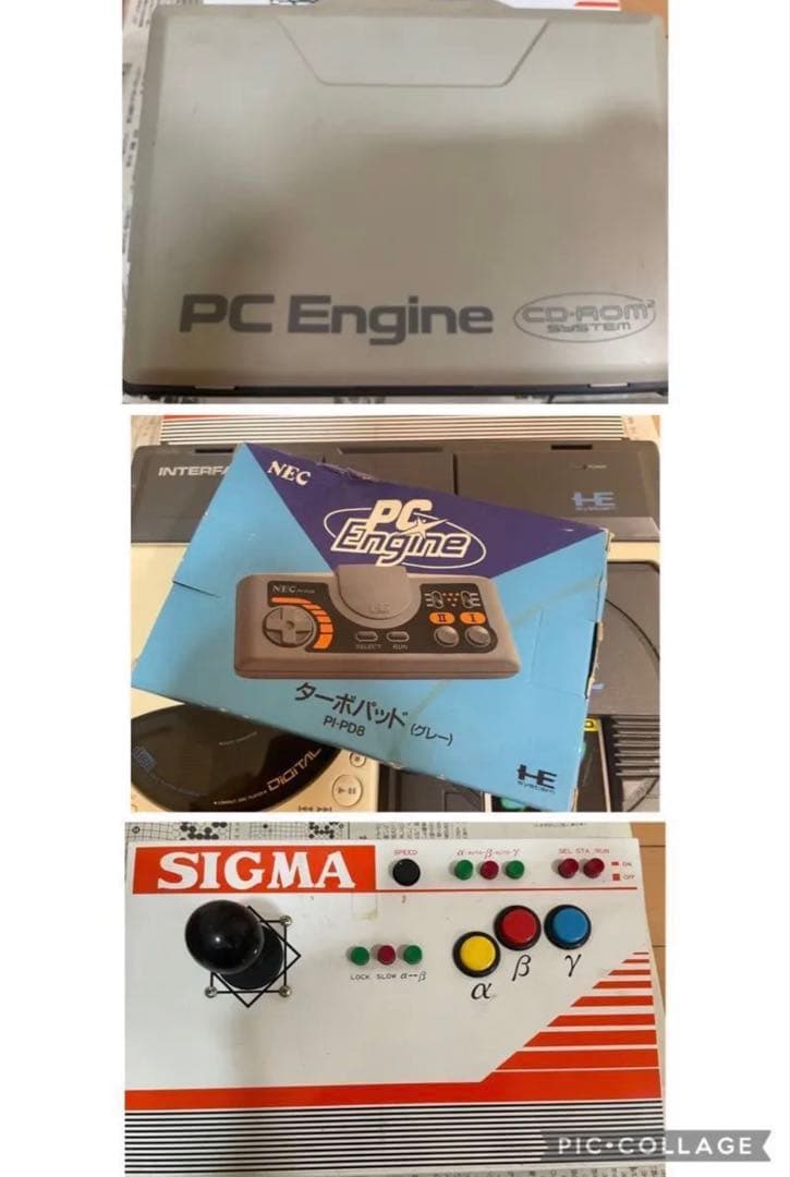 【セット】SIGMA ジョイスティック & コントローラー & PCエンジンCD