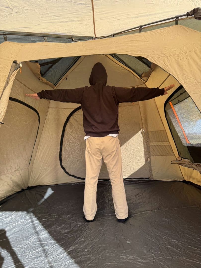 【専用】ビッグベアー/ワンタッチテントタープシート2枚付き