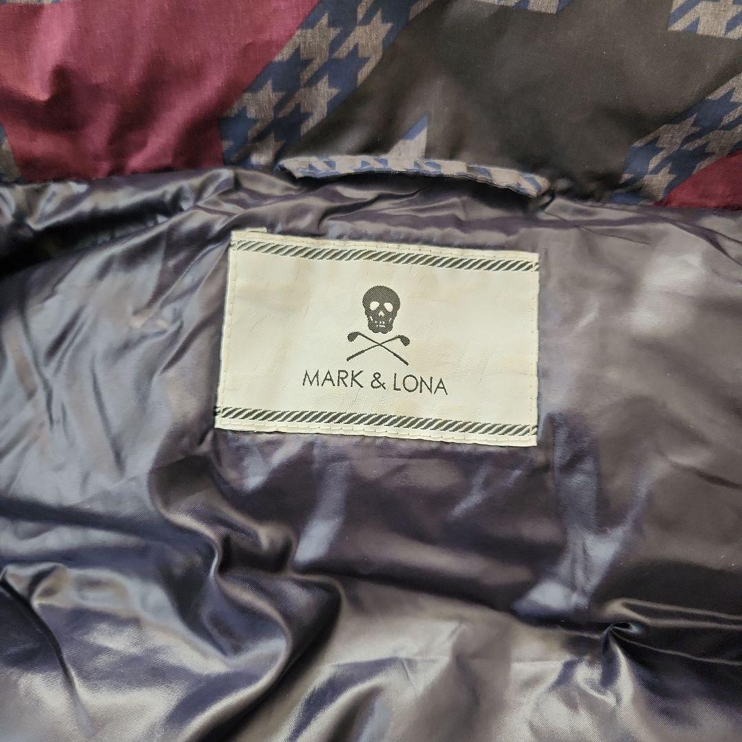 【美品】MARK&LONA ダウンベスト フード付 ゴルフ レディース