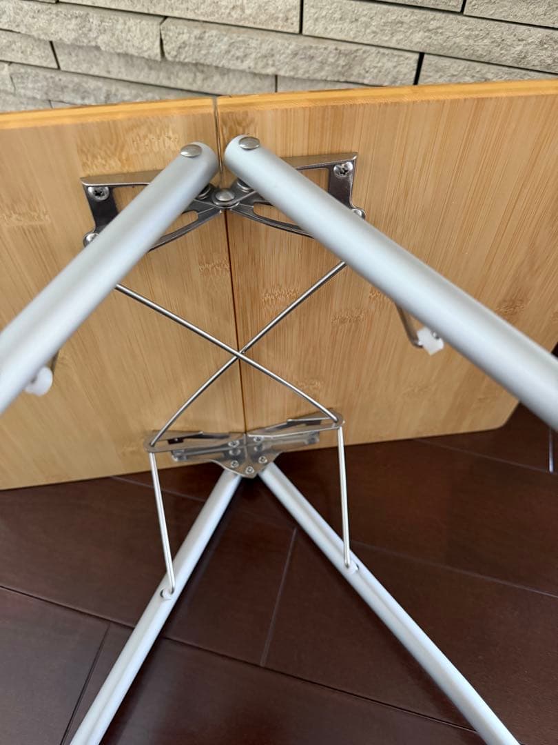  peak Myテーブル竹　家の中でディスプレイ用