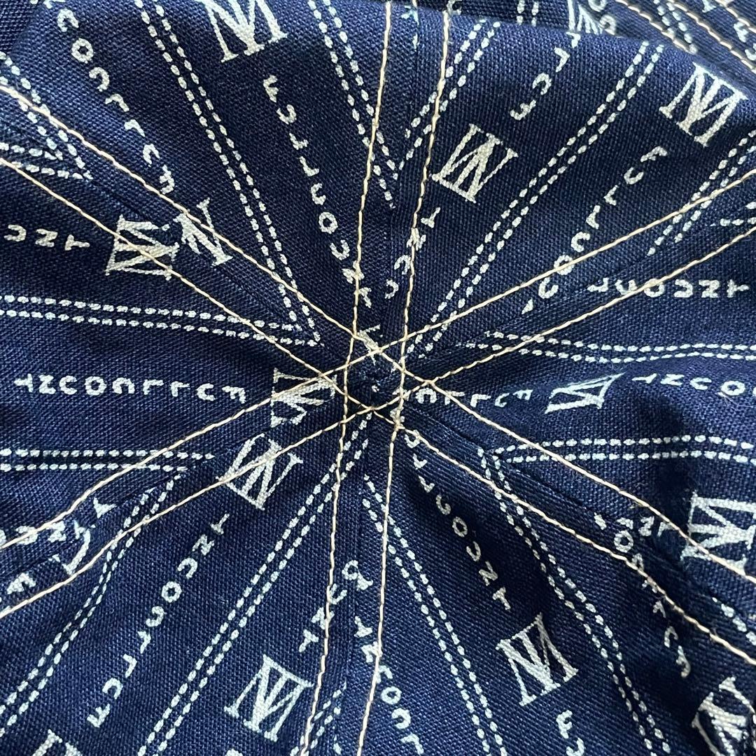 美品 フルカウント M-37 デニムハット ミリタリー 抜染 インディゴブルー