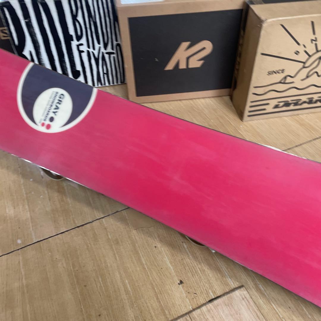 GRAY×HEAD　良質国産スノーボードセット　OGASAKA製　バイン付