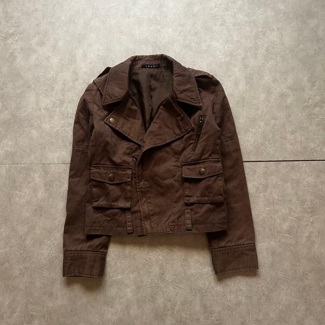ジャケット・アウター archive grunge military jacket y2k brown