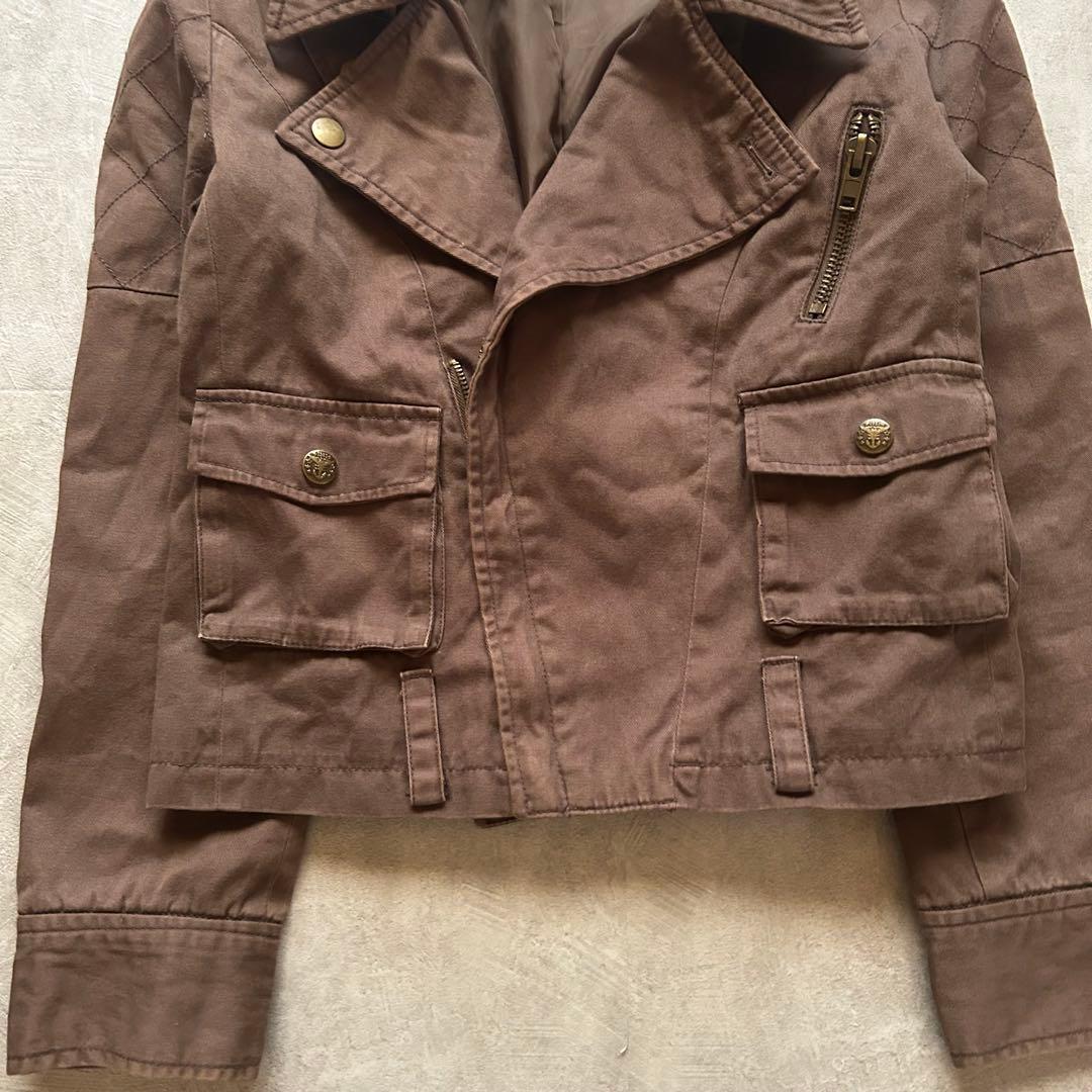 ジャケット・アウター archive grunge military jacket y2k brown