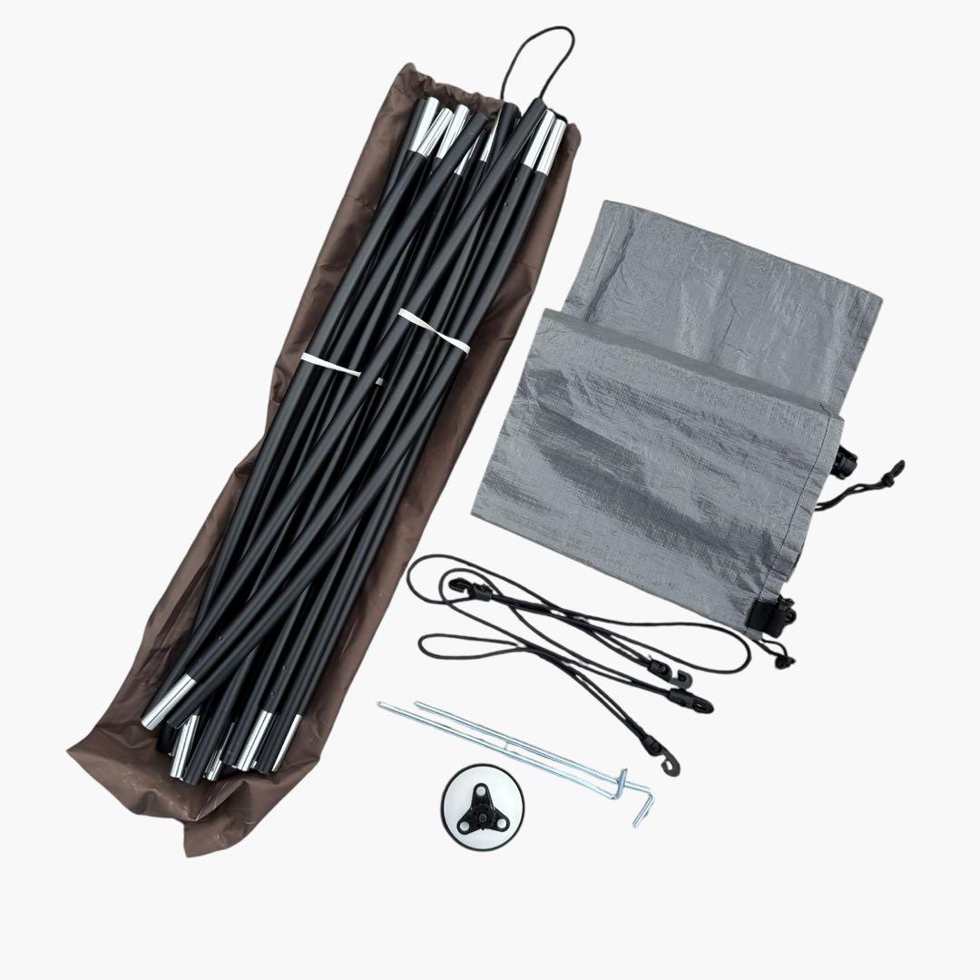 オガワ カーサイドタープ AL-II ブラウン