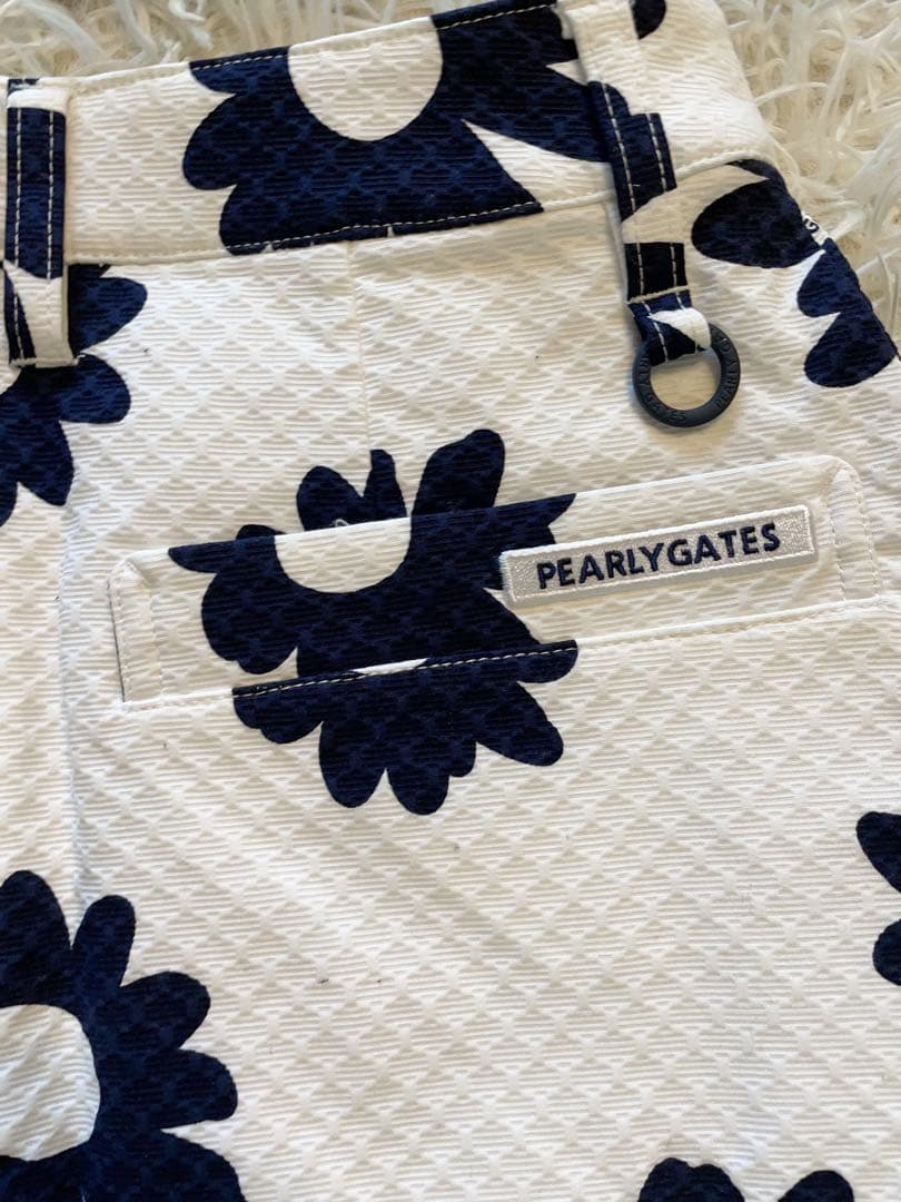 PEARLY GATES アートピケストレッチ スカート サイズ００