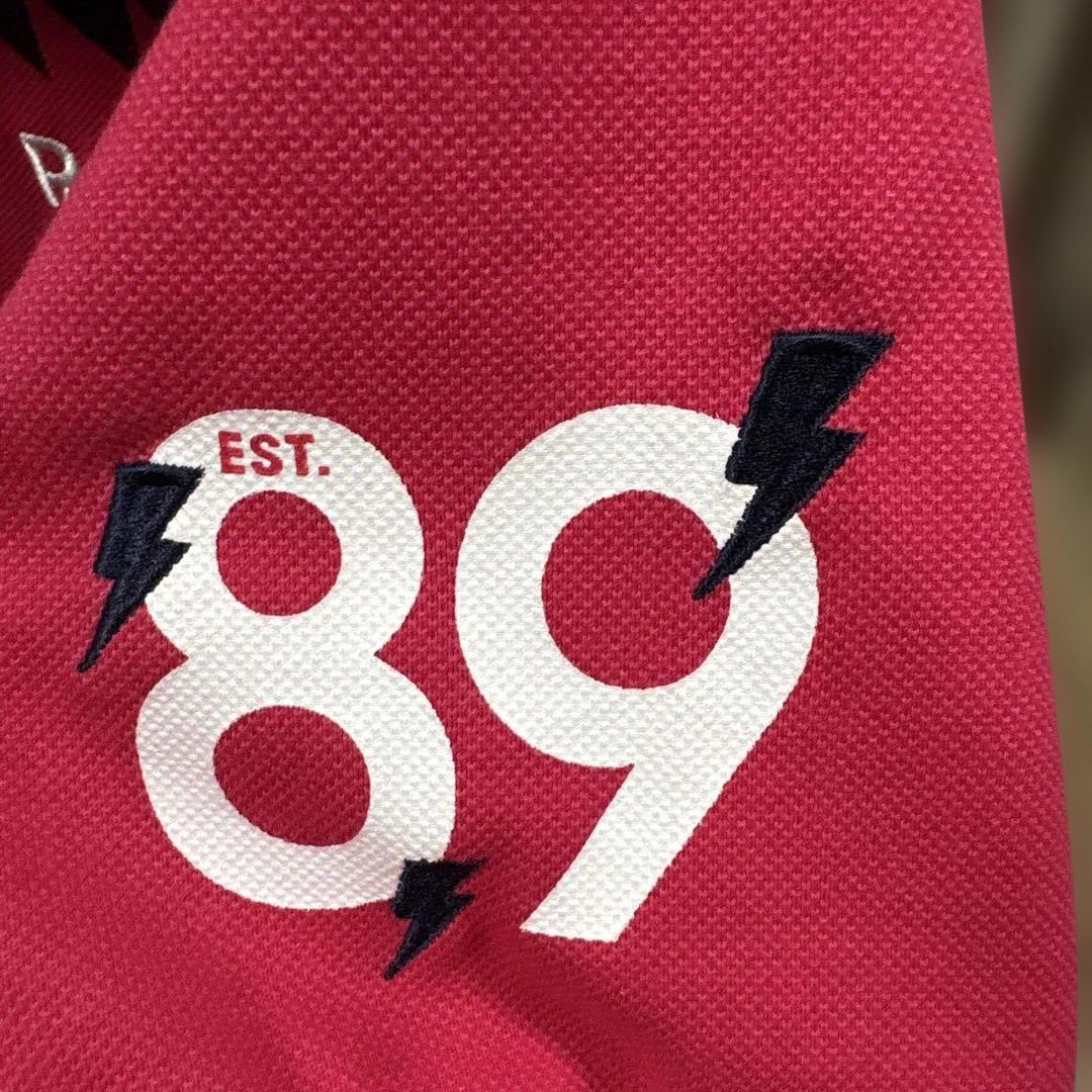 【日本製】パーリーゲイツ ジグザグパターン ポロシャツ