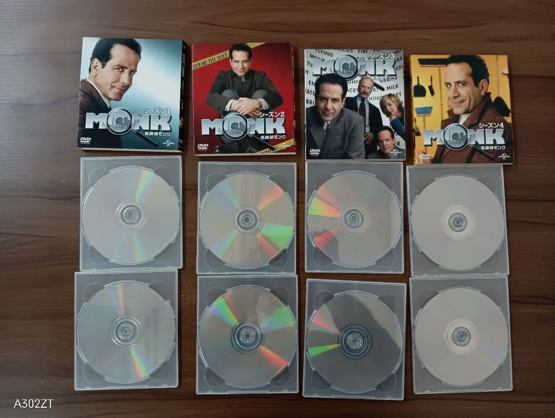 動作未確認　名探偵MONK DVDセット 全エピソード収録　海外ドラマ
