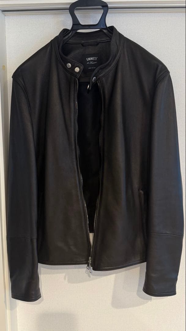 【ほぼ未使用】EMMETI 干場義雅 ライダース H UOMO 48