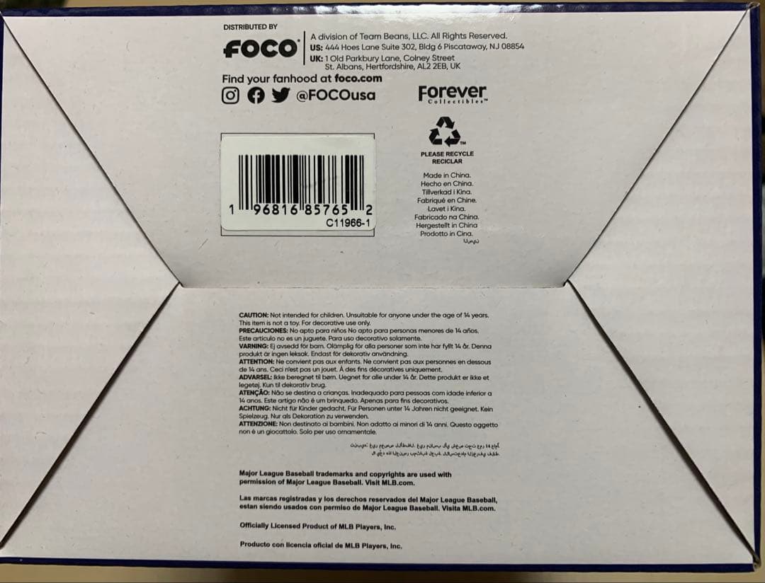 【新品】 限定品　ボブルヘッド　大谷翔平 ✖︎ 山本由伸 foco フィギュア